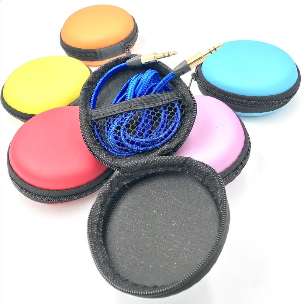 Pack of six earbud cases